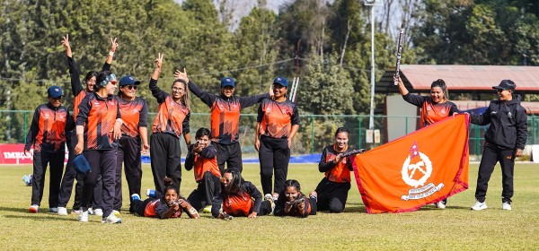 प्रधानमन्त्री कप महिला क्रिकेटको उपाधि एपीएफ क्लबलाई